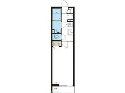 リブリ・NEOVITA(1K/1階)の間取り写真