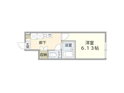 アイコート新江古田(1K/1階)の間取り写真