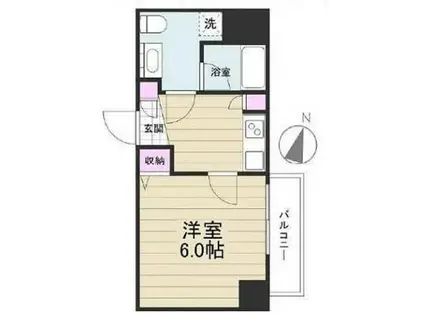 AZEST立石R(1K/10階)の間取り写真