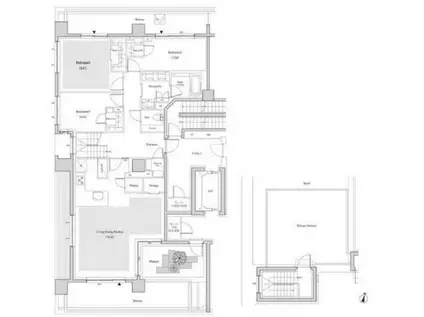 ザ・パークハビオ代々木(3LDK/9階)の間取り写真