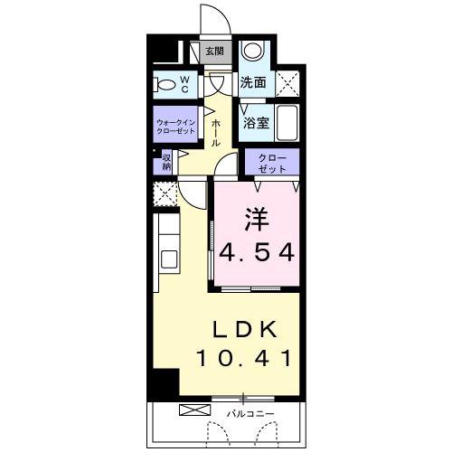 ネオ ステーション(1LDK/2階)の間取り写真