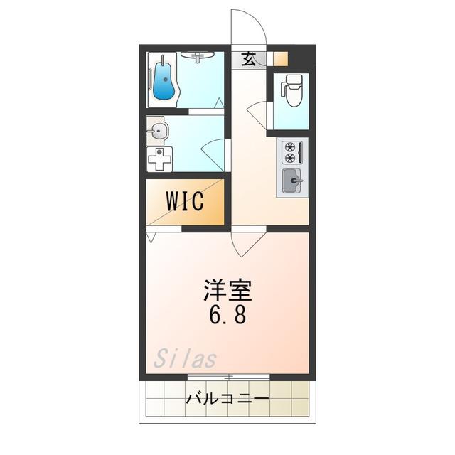 ケイメゾン(1K/3階)の間取り写真