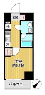 SHOKEN RESIDENCE横浜戸部Ⅱ(1K/3階)の間取り写真