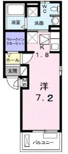 エクセレント グローブII(1K/3階)の間取り写真