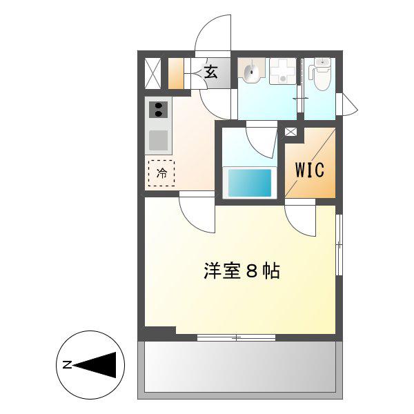 SD COURT KANAYAMA(1K/14階)の間取り写真
