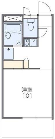レオパレスプリムローズ(1K/3階)の間取り写真