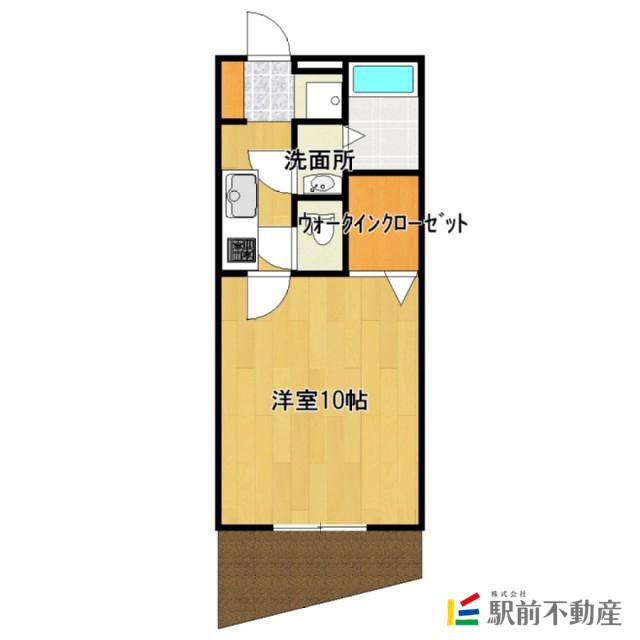 ファランドール(1K/2階)の間取り写真