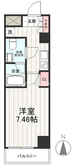 REXZY西川口AZ(1K/10階)の間取り写真