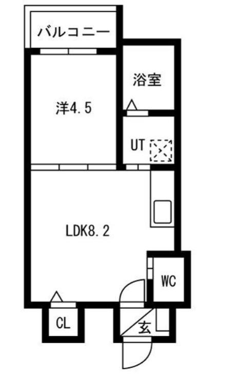 F ASECIA SYLVITE(1LDK/2階)の間取り写真