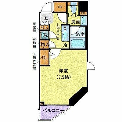 アイル両国弐番館(1K/5階)の間取り写真