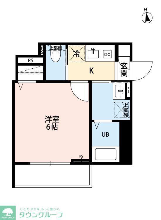 ROBOT HOME 三郷(1K/3階)の間取り写真
