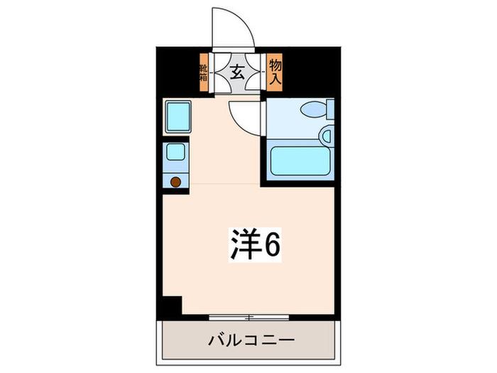 日興パレス横浜(ワンルーム/7階)の間取り写真