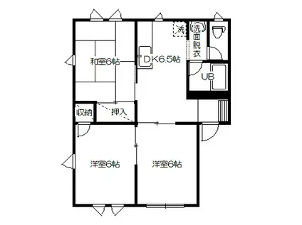 コーポK桜台I(3DK/2階)の間取り写真