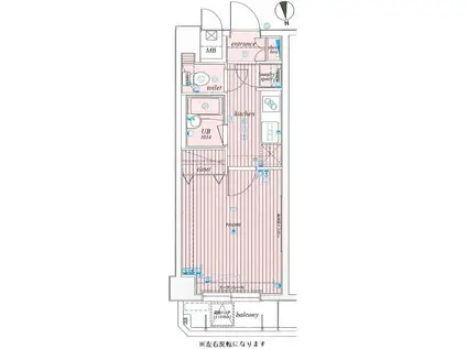 サンテミリオンお茶の水(1K/4階)の間取り写真