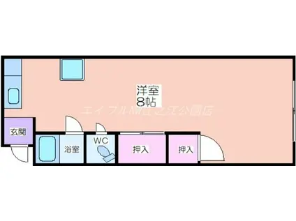 ニュー春日マンション(ワンルーム/3階)の間取り写真