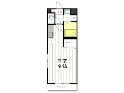 アコルデ高橋(ワンルーム/1階)の間取り写真