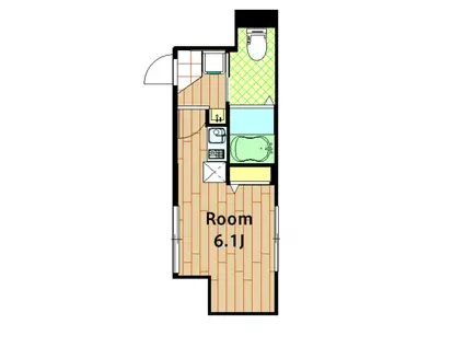 エフプレスト大森東(ワンルーム/1階)の間取り写真