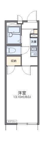 レオパレス三津屋北II(1K/1階)の間取り写真