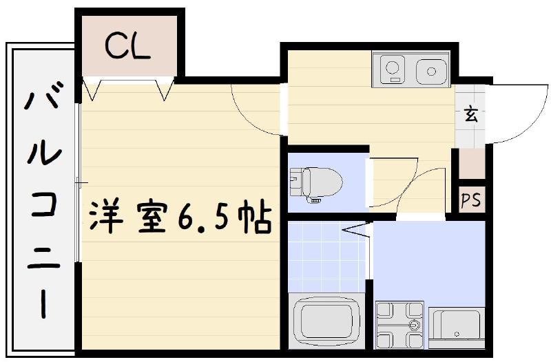 協和大手町.BLD(1K/4階)の間取り写真