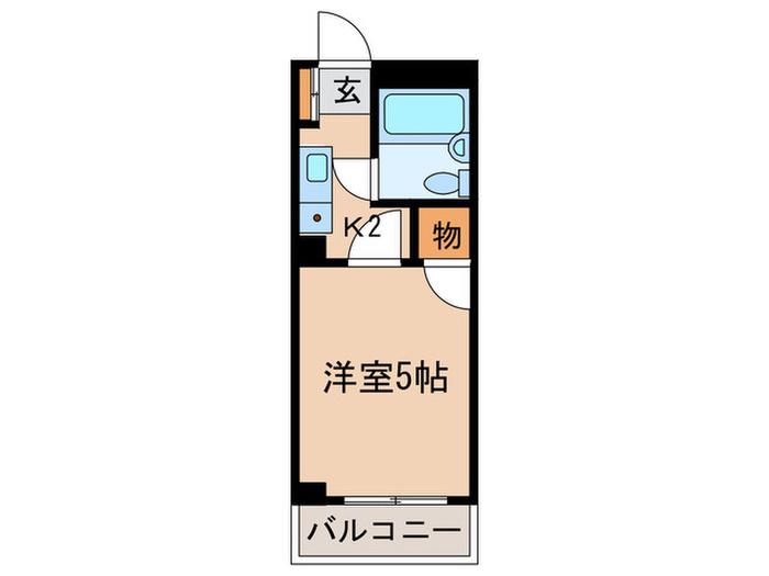 ルミエール光館(1K/3階)の間取り写真