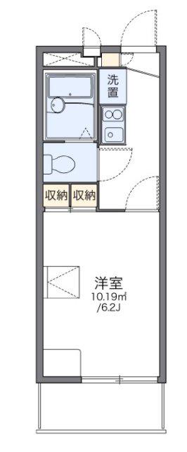 レオパレスYANA(1K/2階)の間取り写真