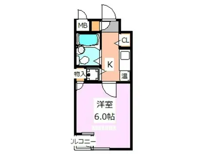 マイナビSTAYパレス東十条(1K/2階)の間取り写真