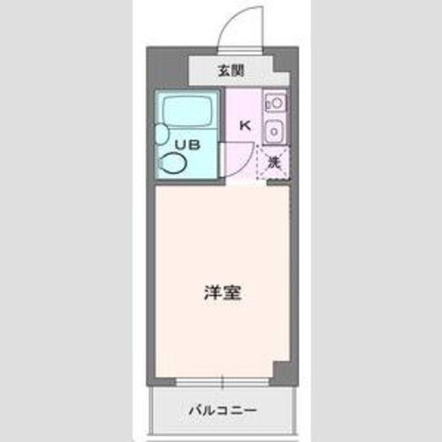 プラザ210YANOKUCHI(1K/1階)の間取り写真