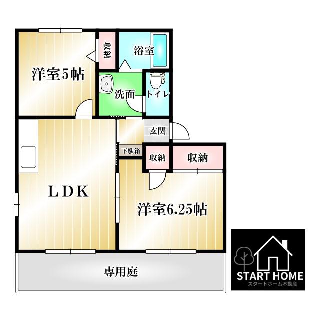 フォーレス31(2LDK/1階)の間取り写真