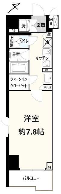 ルーブル南馬込参番館(1K/7階)の間取り写真