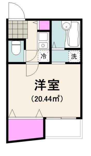 ルミエール(1K/9階)の間取り写真