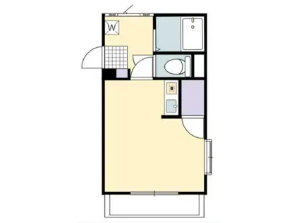 AMICO淀川(ワンルーム/2階)の間取り写真