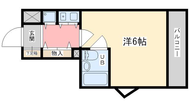 クリーンピア南大路時計台(1K/7階)の間取り写真