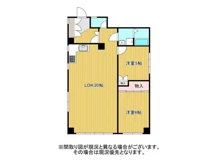 グレース草深(2LDK/1階)の間取り写真