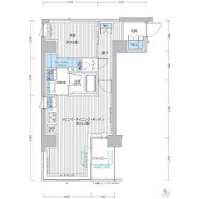 RODIA日本橋茅場町(1LDK/1階)の間取り写真