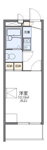 レオパレス太子橋(1K/1階)の間取り写真