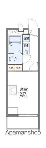 レオパレスなかやま(1K/2階)の間取り写真