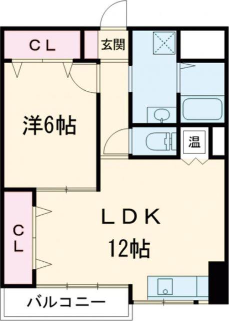 ハイツ舟木(1LDK/1階)の間取り写真