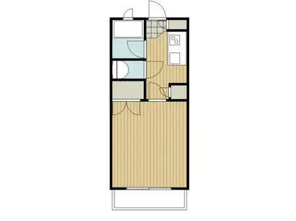 サニーパレス政所(1K/3階)の間取り写真