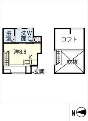 ESPRESSO小牧(ワンルーム/1階)の間取り写真