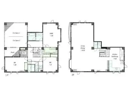 広尾GH(3LDK/1階)の間取り写真