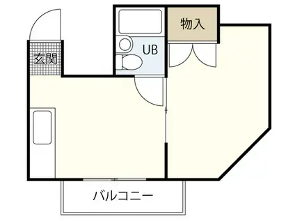 マントク橋本町(1DK/3階)の間取り写真