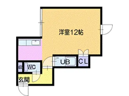 エトワール文京台(ワンルーム/4階)の間取り写真
