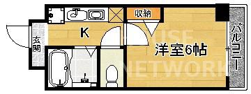 マイア松本(1K/5階)の間取り写真
