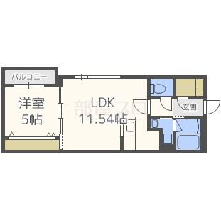 AYA RESIDENCE エーワイエーレジデンス(1LDK/3階)の間取り写真