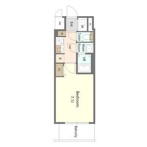 S-RESIDENCE名古屋菊井ALINE(1K/2階)の間取り写真