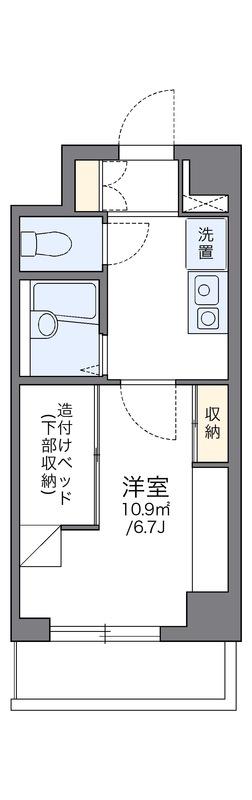 レオパレス宇田川町マンション(1K/5階)の間取り写真