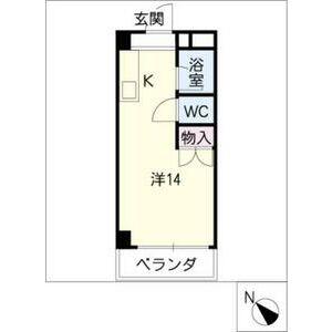 PICASSO(1K/3階)の間取り写真