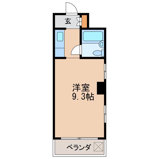 ネオハイツ錦(ワンルーム/2階)の間取り写真