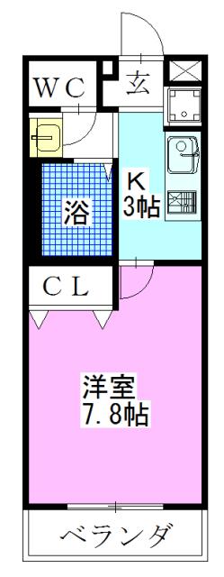 リブリ・PICCOLA(1K/2階)の間取り写真
