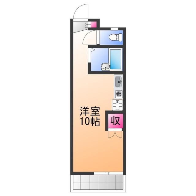 RINON新家(ワンルーム/1階)の間取り写真